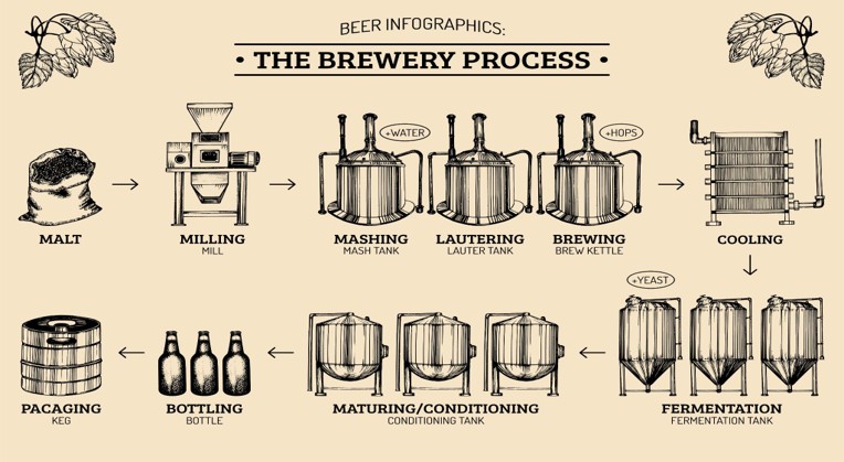 The Brewing Process Diagram
